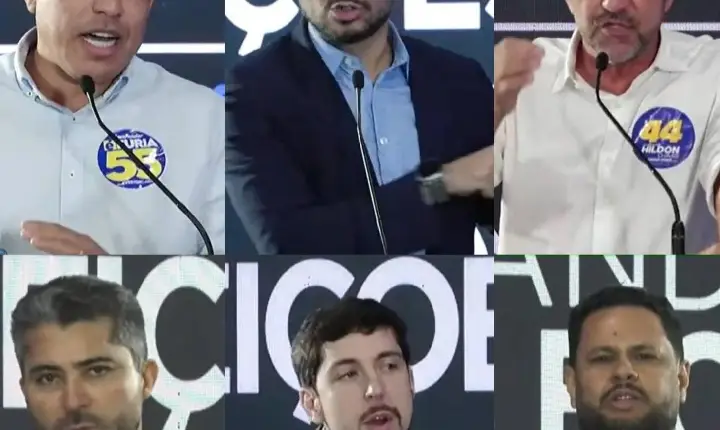 Debate com candidatos ao governo de Rondônia é marcado por acusações e discussões sobre saúde, segurança e agronegócio
