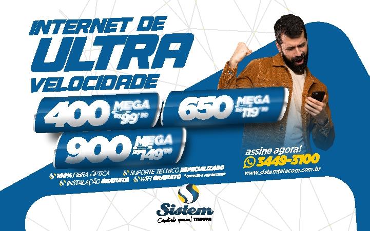 Banner Turbo Fibra Planos a Partir de 100,00 Provedor de Internet