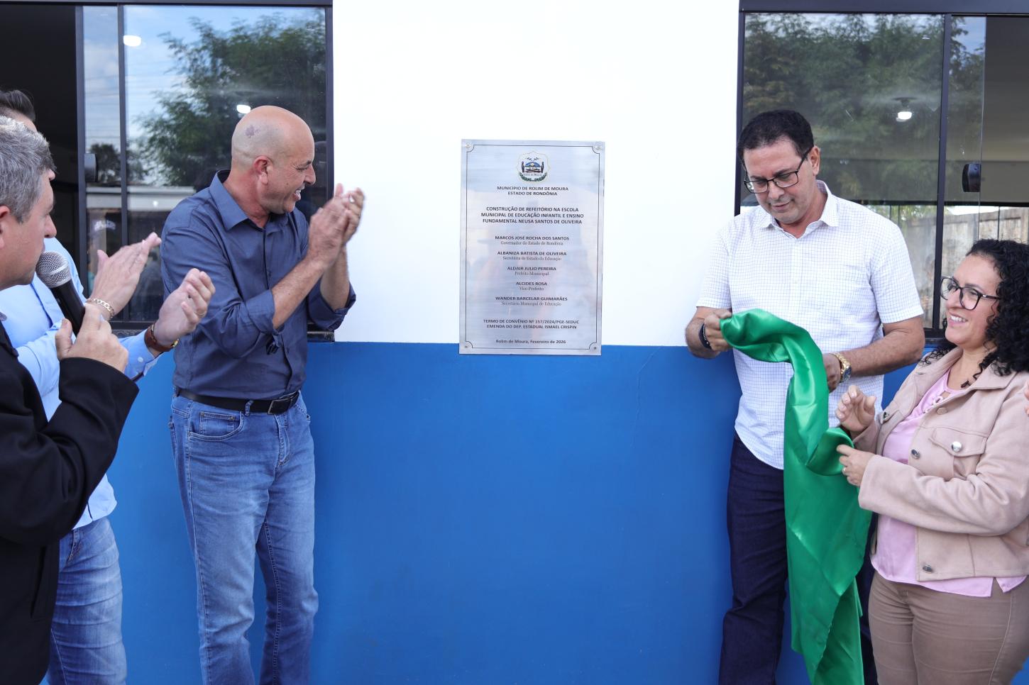 Ação do deputado Ismael Crispin garante novo refeitório para alunos da Escola Neusa Santos de Oliveira, em Rolim de Moura