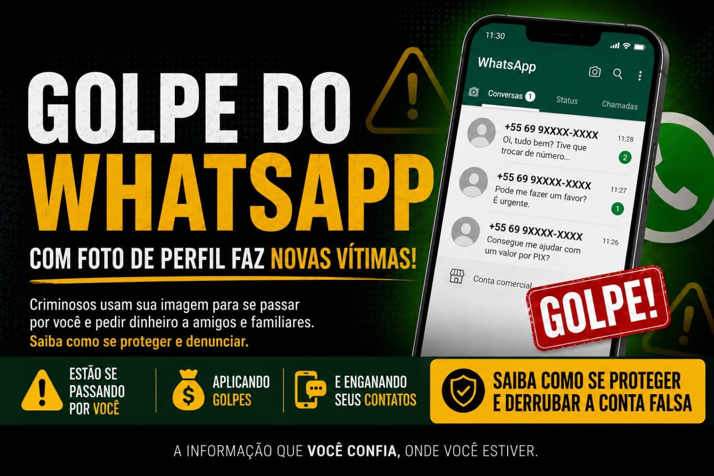 Golpe do WhatsApp com foto de perfil faz novas vítimas; saiba como denunciar e derrubar contas falsas